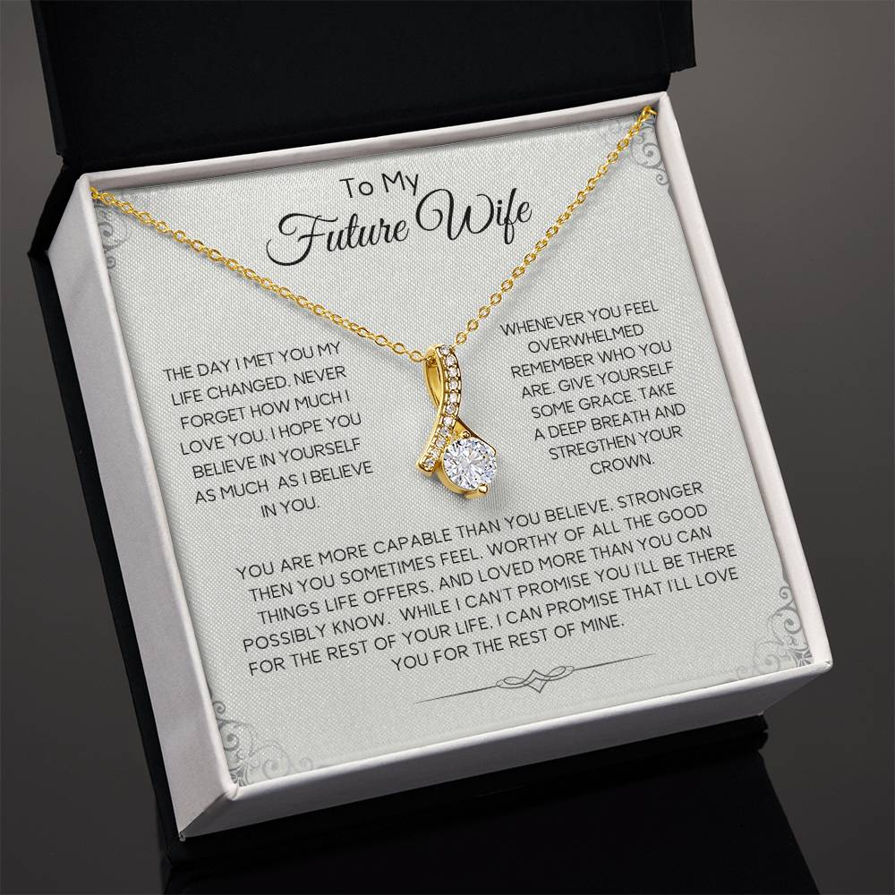 To My Future Wife | I Love You | I Promise | Alluring Necklace