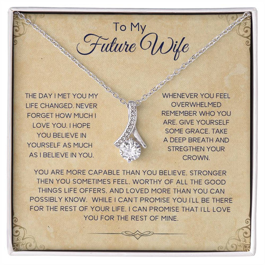 To My Future Wife | I Love You | I Promise | Alluring Necklace