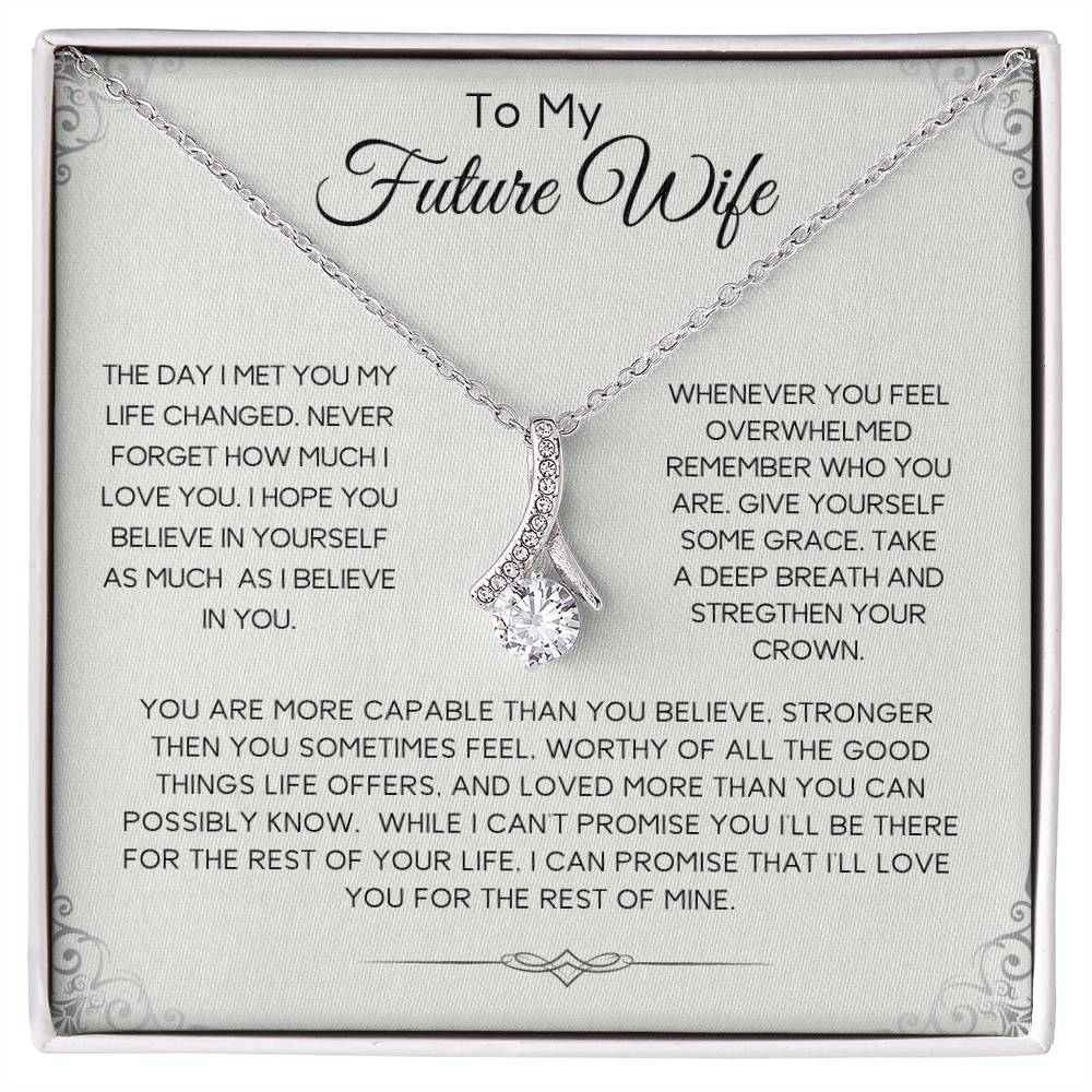 To My Future Wife | I Love You | I Promise | Alluring Necklace