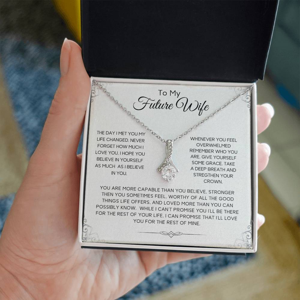 To My Future Wife | I Love You | I Promise | Alluring Necklace