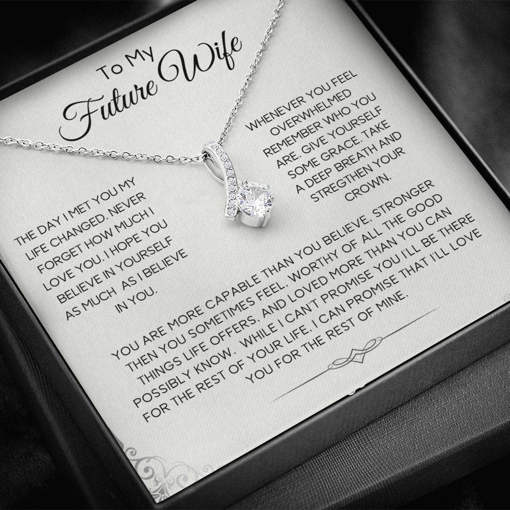 To My Future Wife | I Love You | I Promise | Alluring Necklace