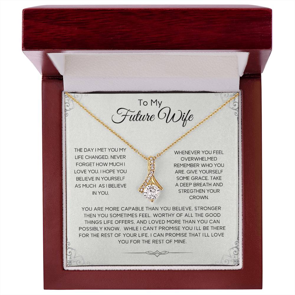 To My Future Wife | I Love You | I Promise | Alluring Necklace