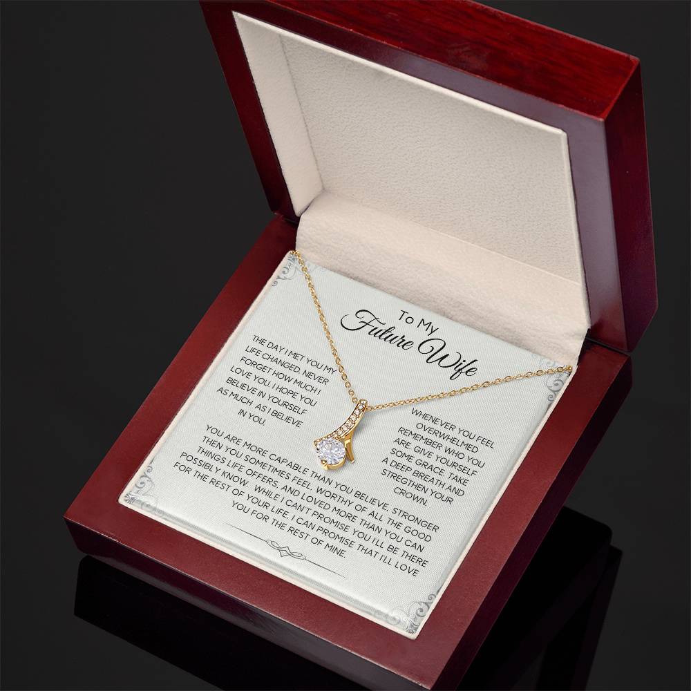 To My Future Wife | I Love You | I Promise | Alluring Necklace