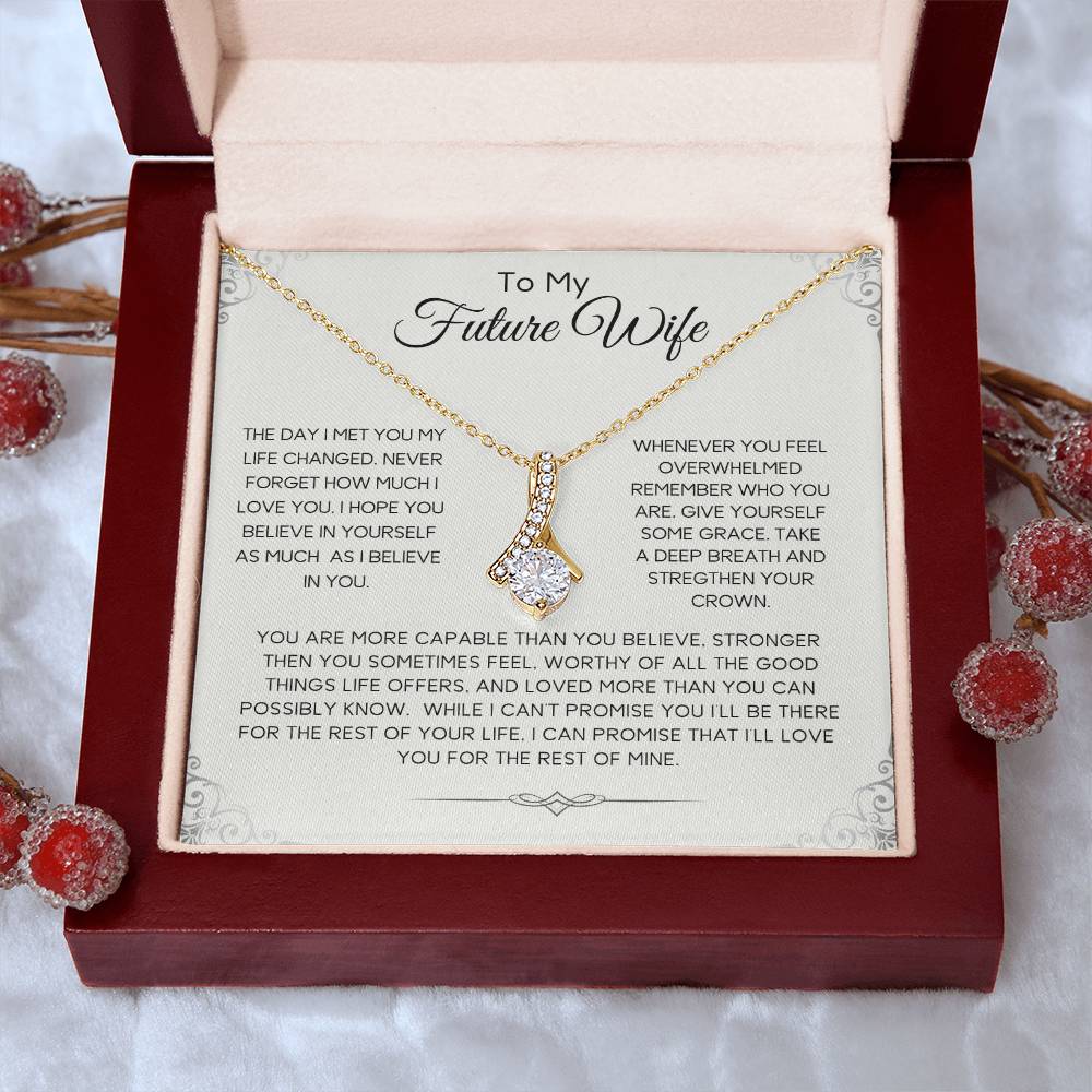 To My Future Wife | I Love You | I Promise | Alluring Necklace