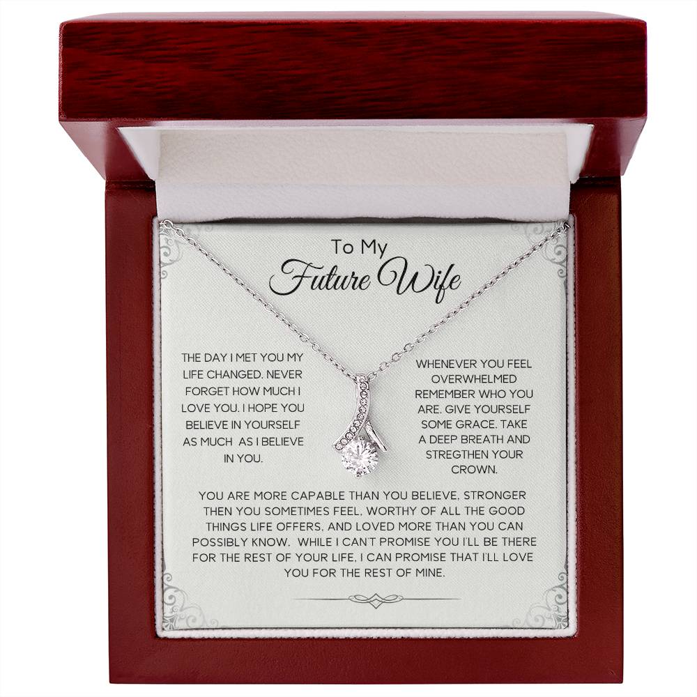 To My Future Wife | I Love You | I Promise | Alluring Necklace