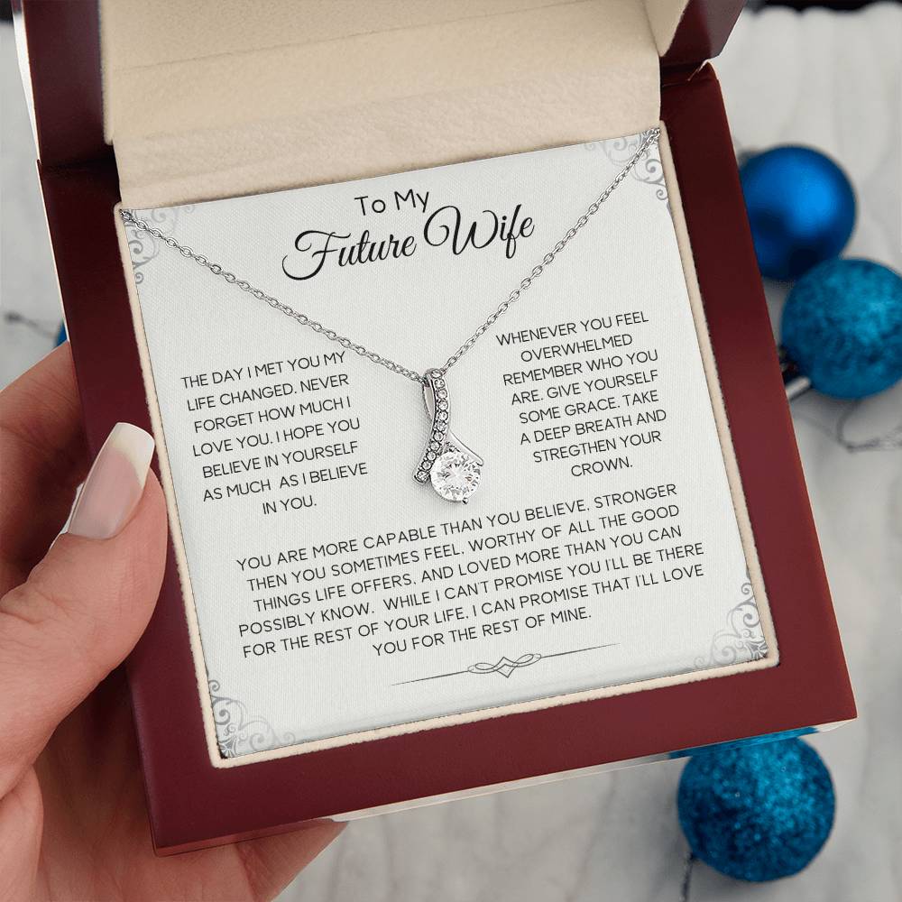 To My Future Wife | I Love You | I Promise | Alluring Necklace