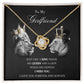 To My Girlfriend I Need You, My Queen | Love Knot Necklace