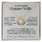 To My Beautiful Future Wife | I Love You, Always & Forever - Love Knot Necklace