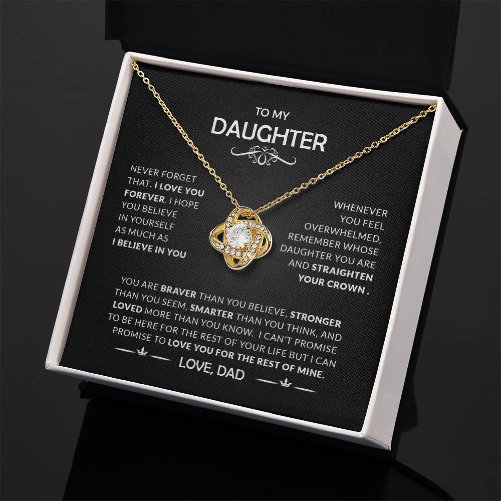 To My Daughter | Forever Love Necklace | Proud Dad