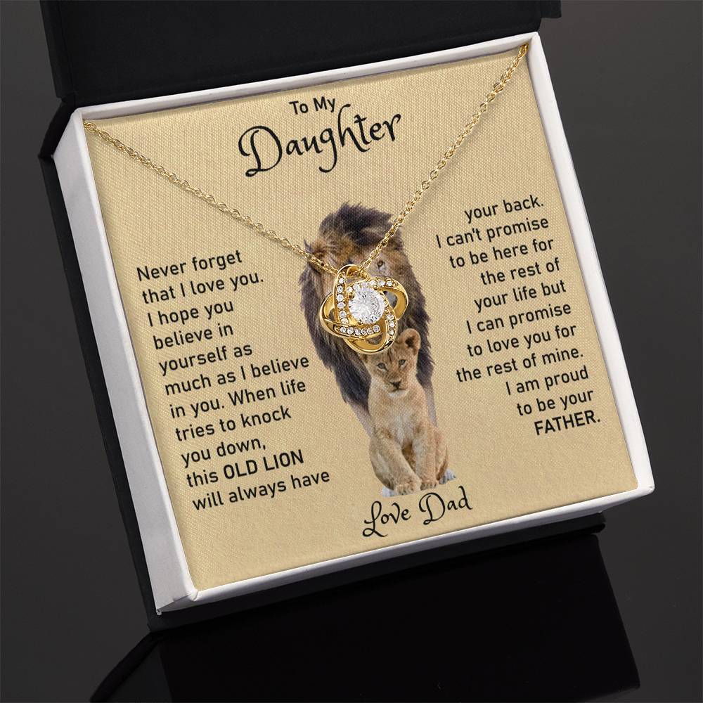 DAUGHTER | PROUD OF YOU | ETERNAL LOVE NECKLACE