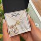 To My Daughter | Believe | Love Knot Necklace
