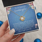 To My Beloved Granddaughter | Never Stop Believing | Love Knot Necklace