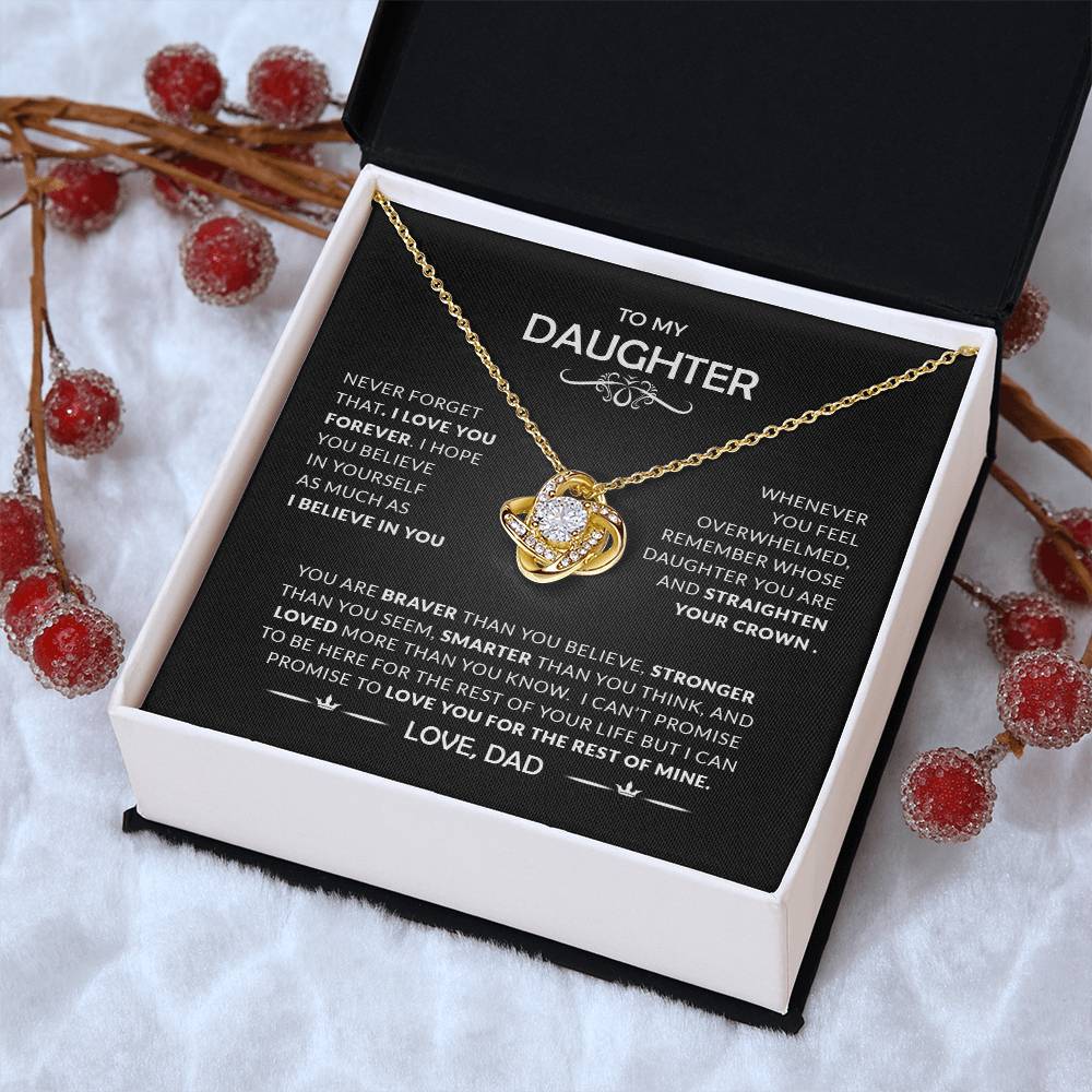 To My Daughter | Forever Love Necklace | Proud Dad