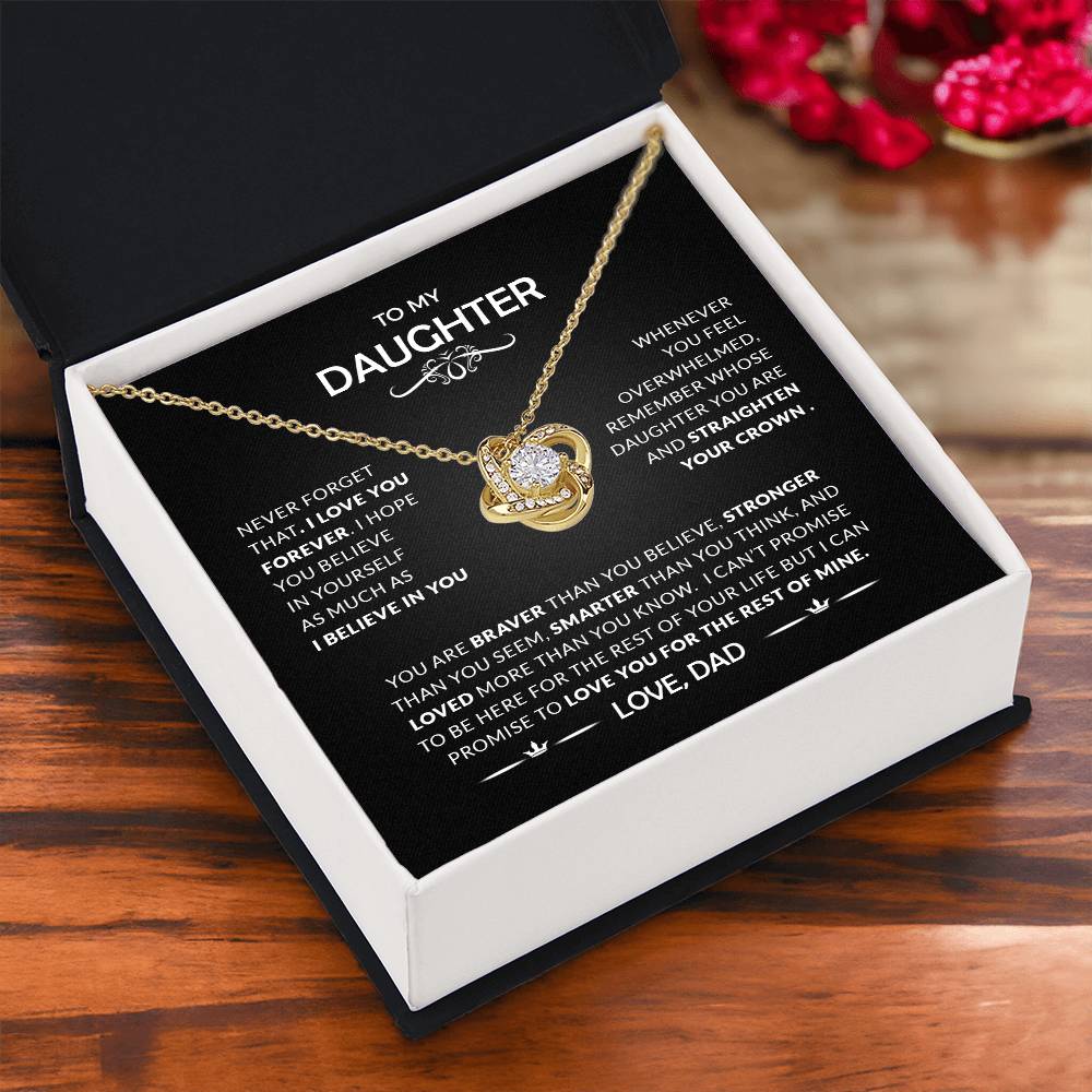 To My Daughter | Forever Love Necklace | Proud Dad