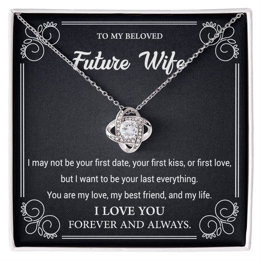 My Future Wife | My Best Friend, My Life | Love Knot Beauty Necklace