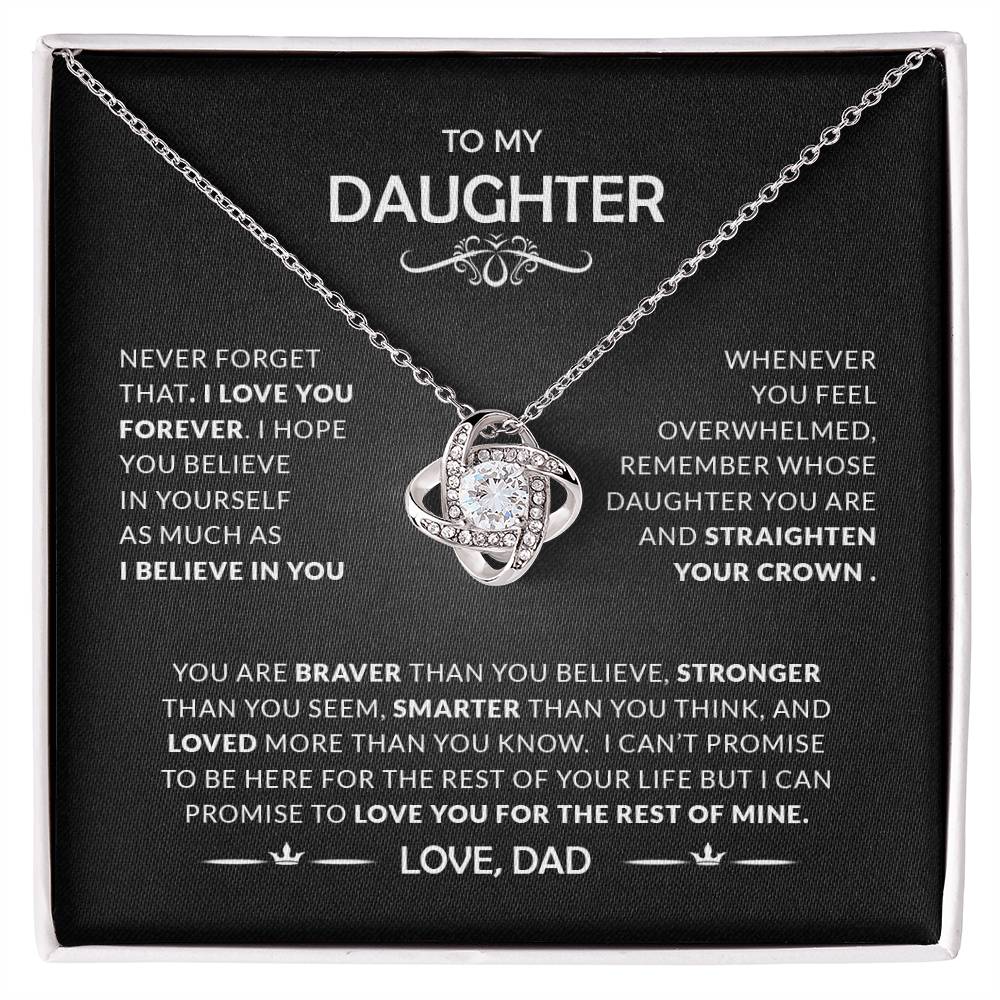 To My Daughter | Forever Love Necklace | Proud Dad