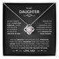 To My Daughter | Forever Love Necklace | Proud Dad