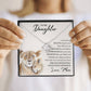 To My Daughter | Believe | Love Knot Necklace