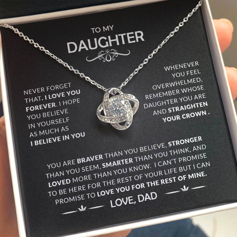 To My Daughter | Forever Love Necklace | Proud Dad