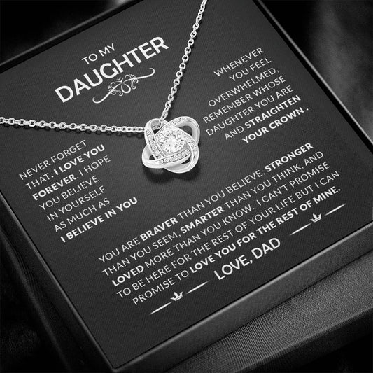 To My Daughter | Forever Love Necklace | Proud Dad