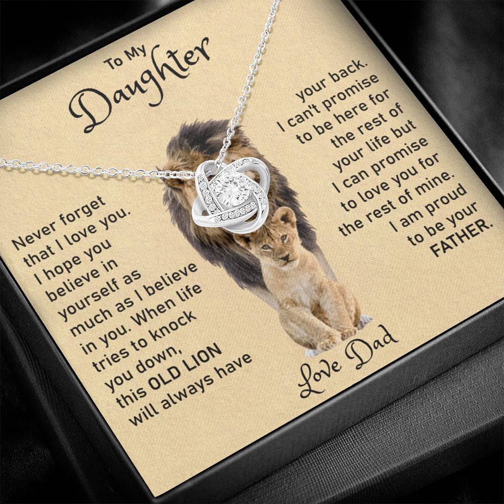 DAUGHTER | PROUD OF YOU | ETERNAL LOVE NECKLACE