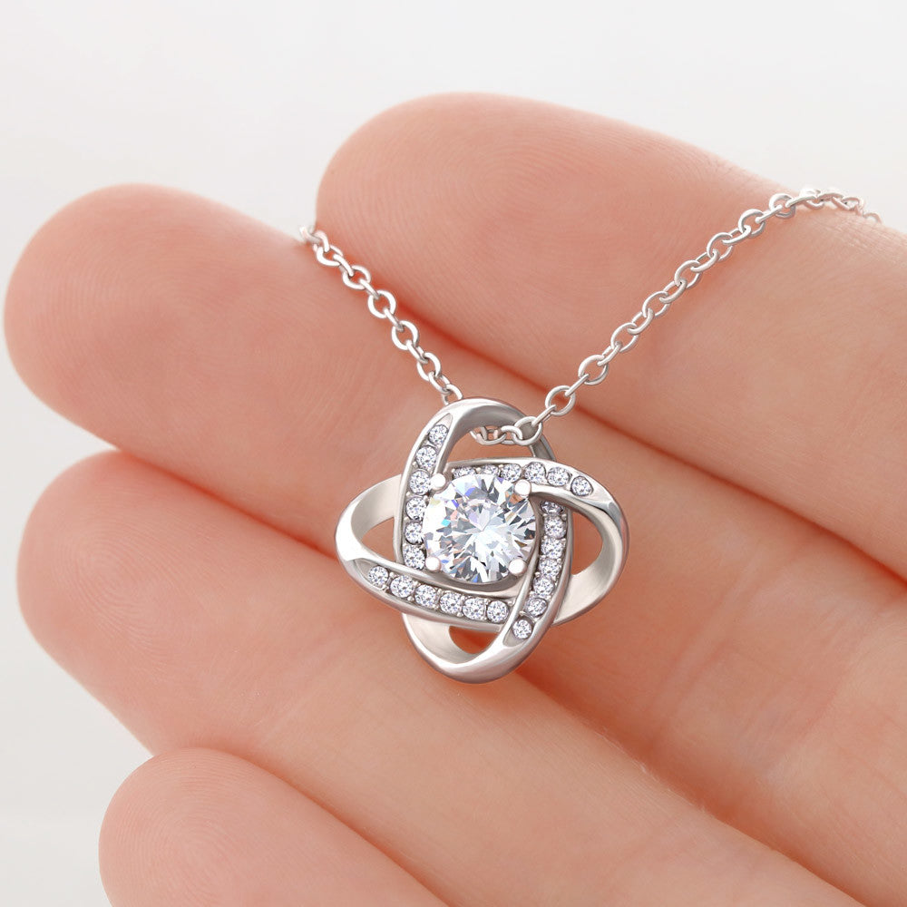 To My Future Wife | I Need You, My Queen | Love Knot Necklace