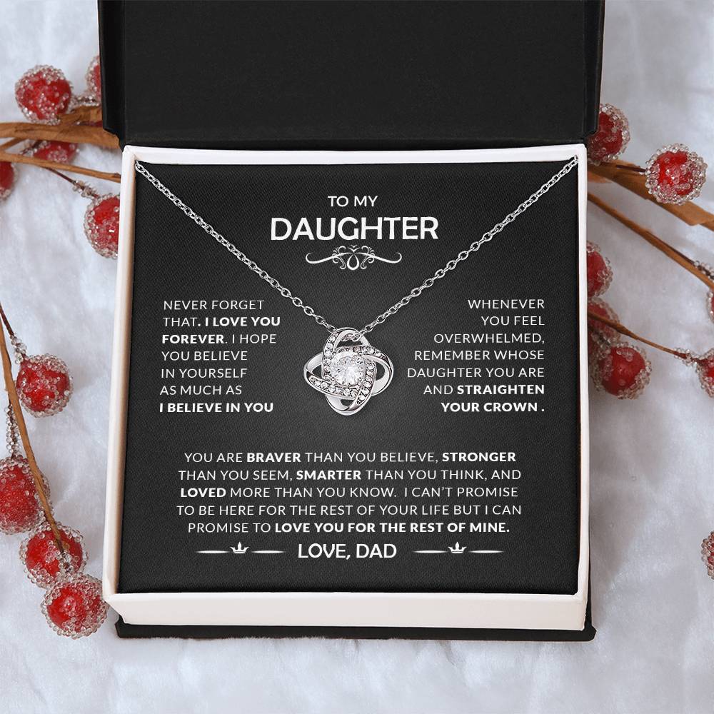 To My Daughter | Forever Love Necklace | Proud Dad