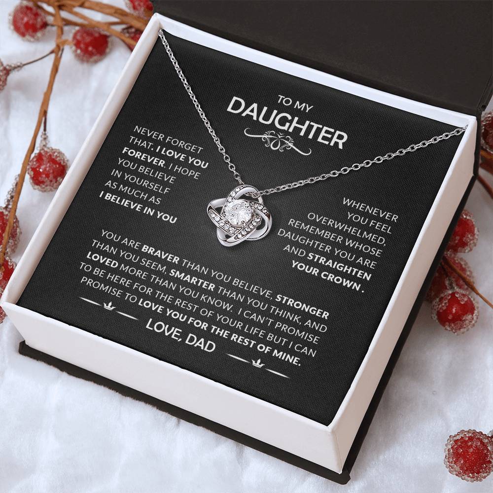 To My Daughter | Forever Love Necklace | Proud Dad