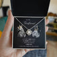 To My Girlfriend I Need You, My Queen | Love Knot Necklace