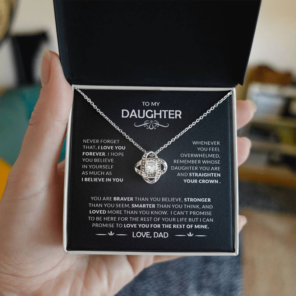 To My Daughter | Forever Love Necklace | Proud Dad