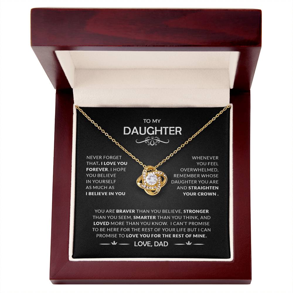 To My Daughter | Forever Love Necklace | Proud Dad