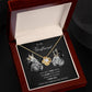 To My Girlfriend I Need You, My Queen | Love Knot Necklace
