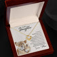 To My Daughter | Believe | Love Knot Necklace