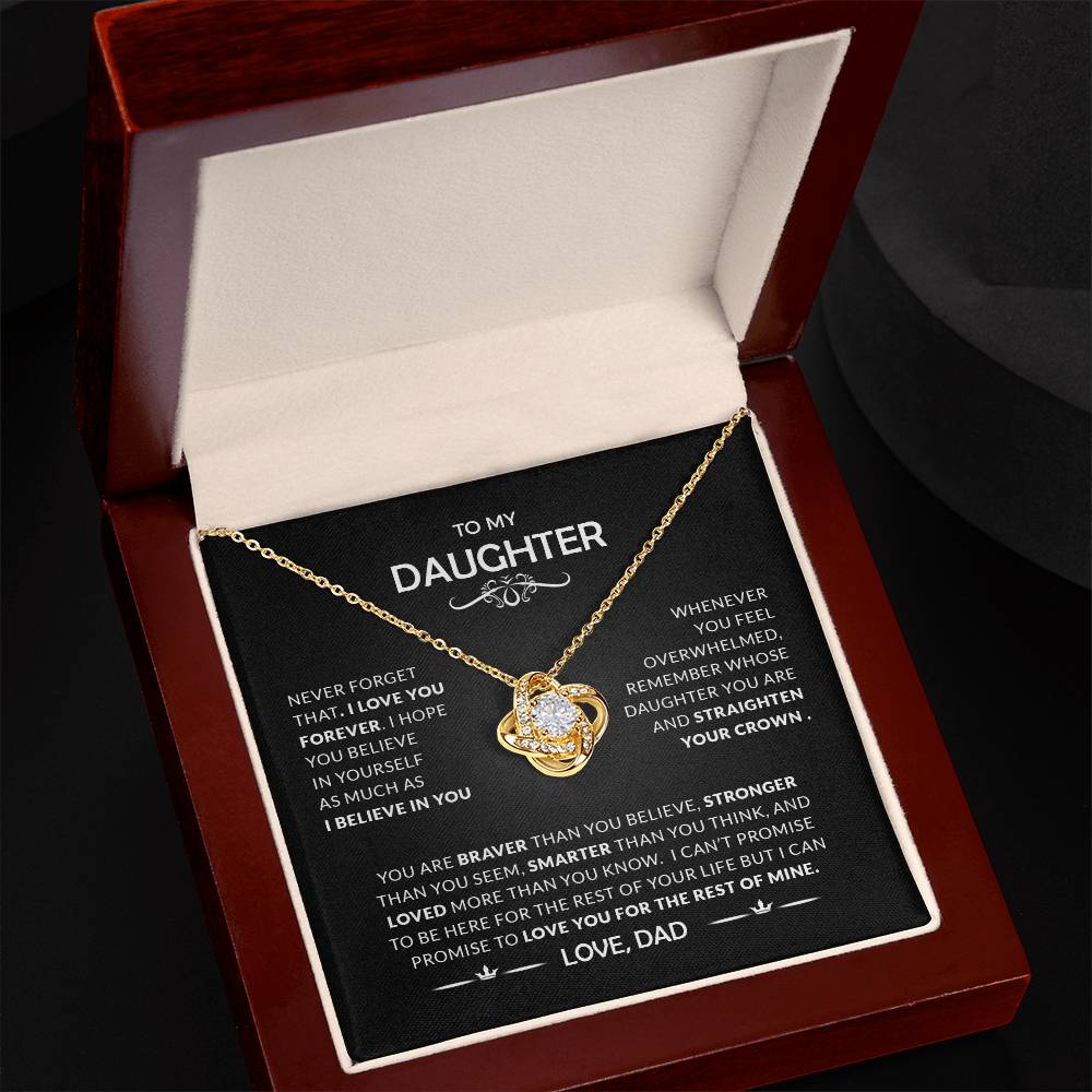 To My Daughter | Forever Love Necklace | Proud Dad