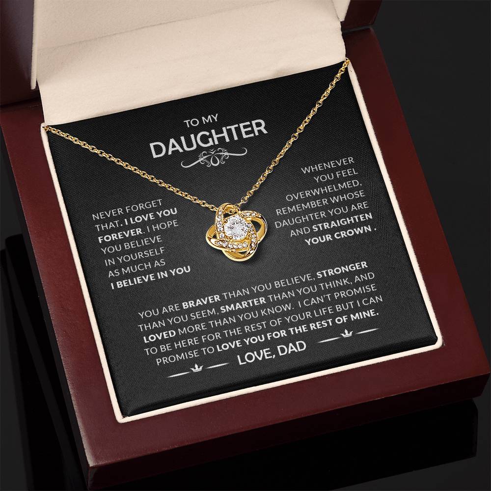 To My Daughter | Forever Love Necklace | Proud Dad