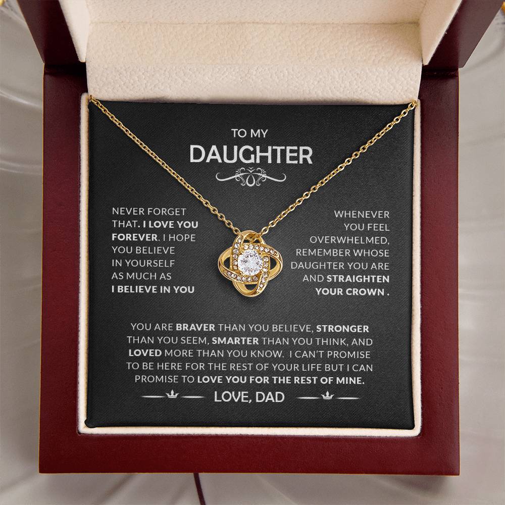 To My Daughter | Forever Love Necklace | Proud Dad