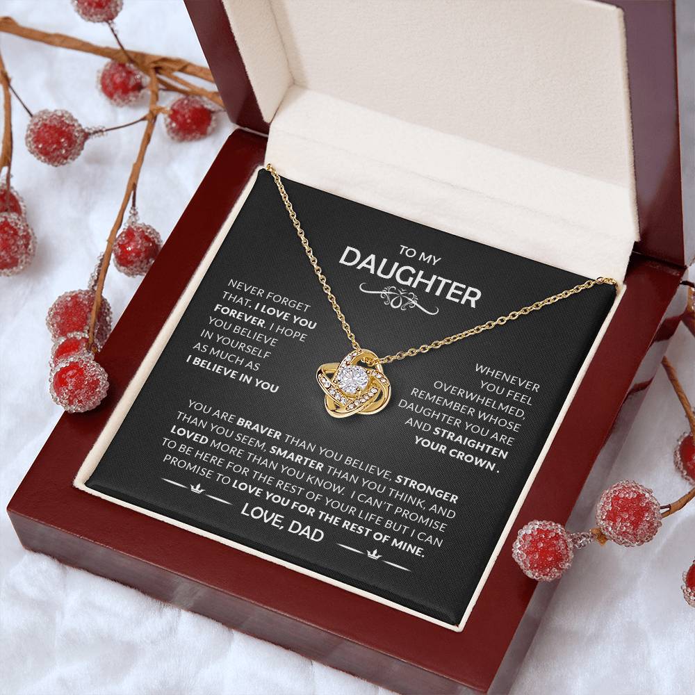 To My Daughter | Forever Love Necklace | Proud Dad