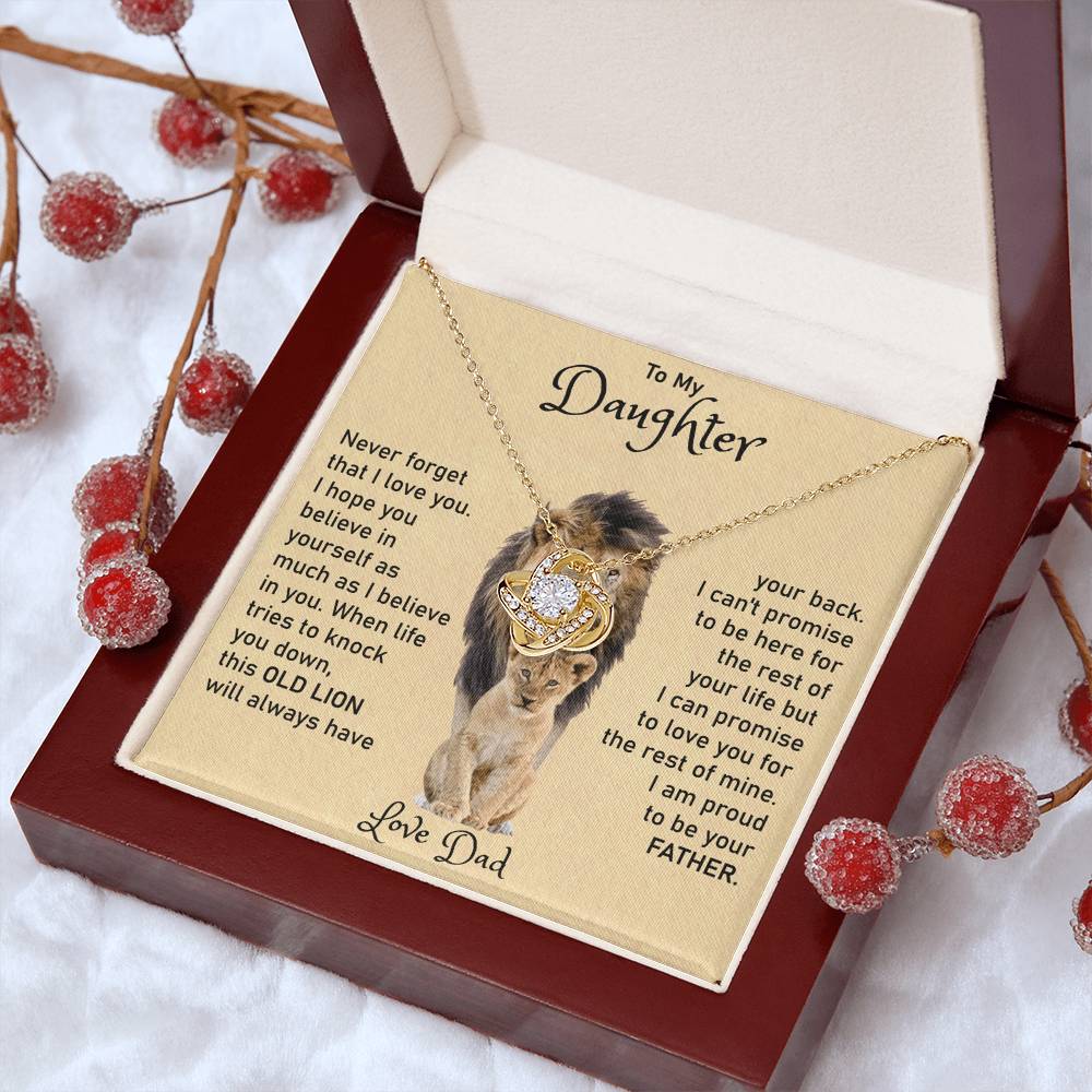 DAUGHTER | PROUD OF YOU | ETERNAL LOVE NECKLACE