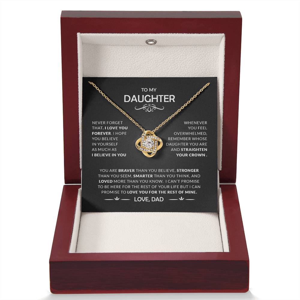 To My Daughter | Forever Love Necklace | Proud Dad