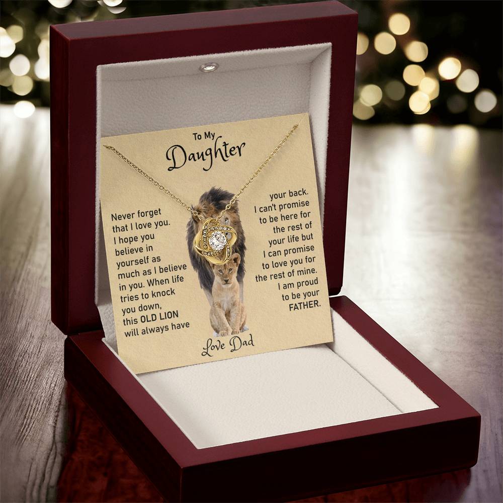 DAUGHTER | PROUD OF YOU | ETERNAL LOVE NECKLACE