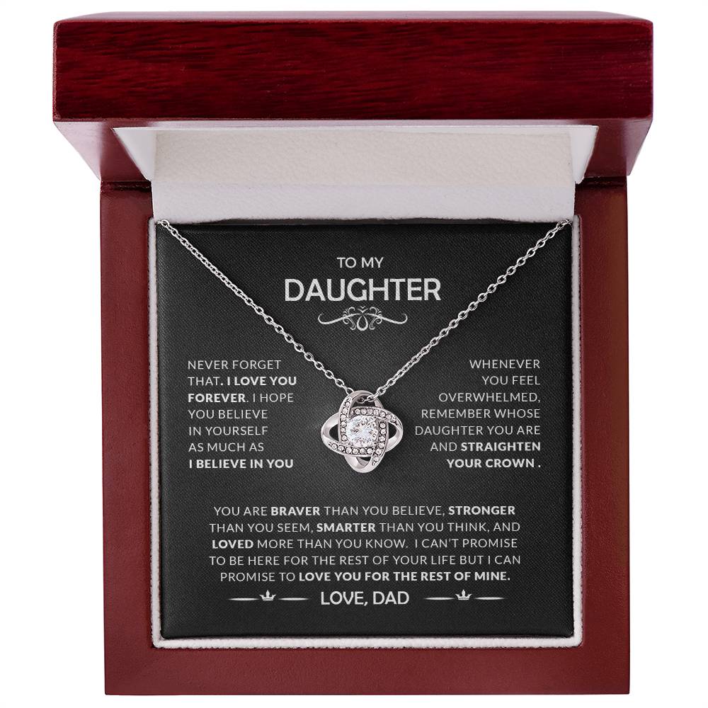 To My Daughter | Forever Love Necklace | Proud Dad