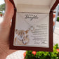 To My Daughter | Believe | Love Knot Necklace
