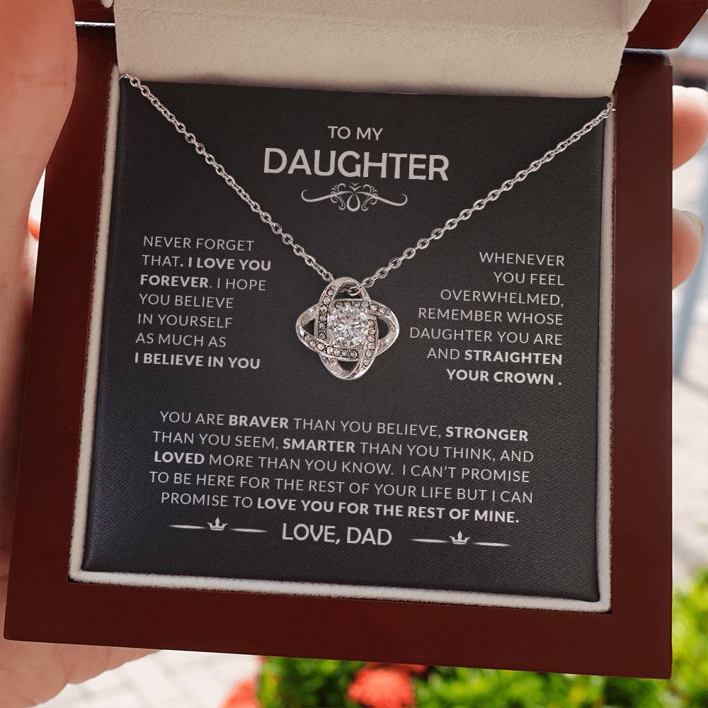 To My Daughter | Forever Love Necklace | Proud Dad