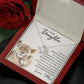 To My Daughter | Believe | Love Knot Necklace