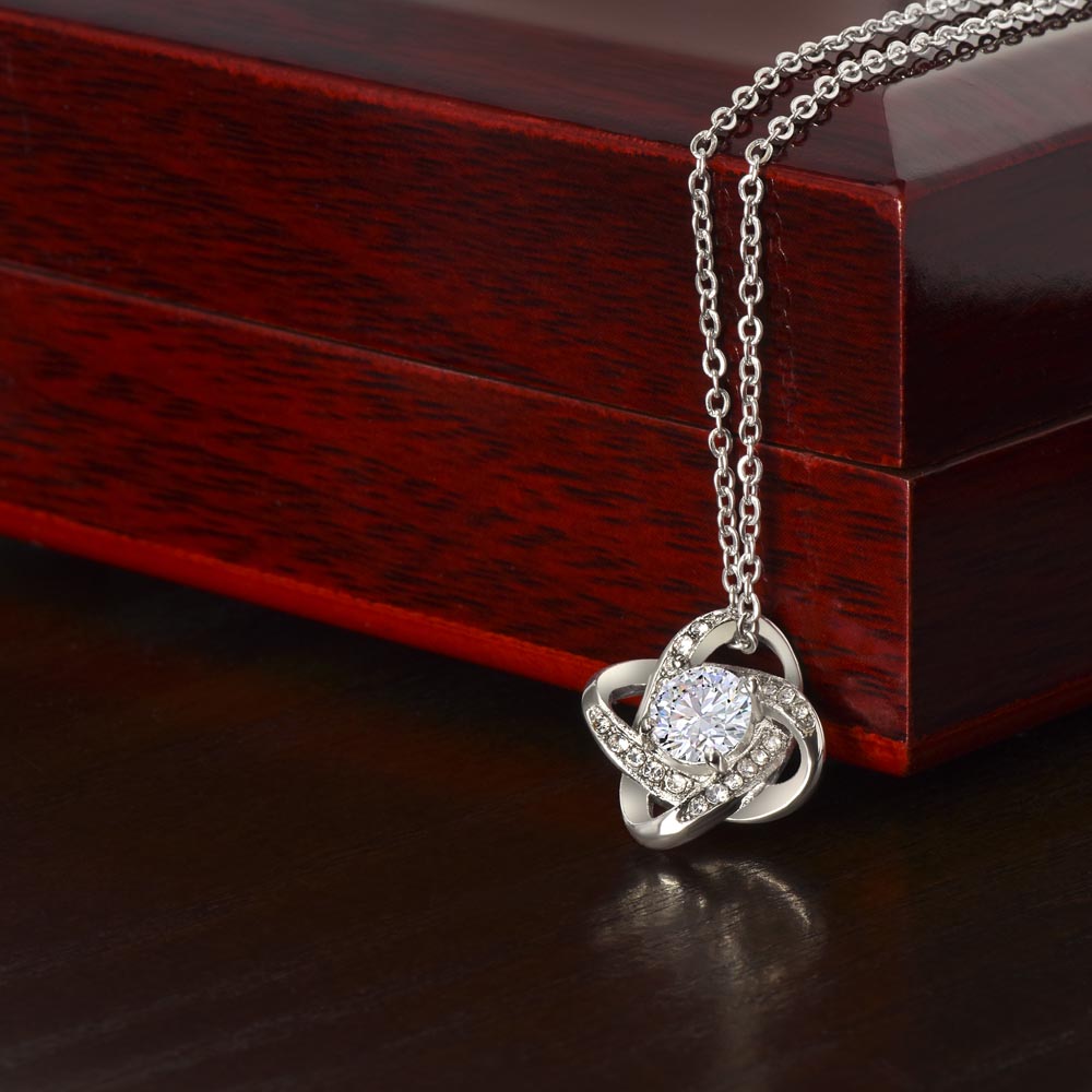 To My Future Wife | I Need You, My Queen | Love Knot Necklace