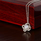 To My Girlfriend I Need You, My Queen | Love Knot Necklace