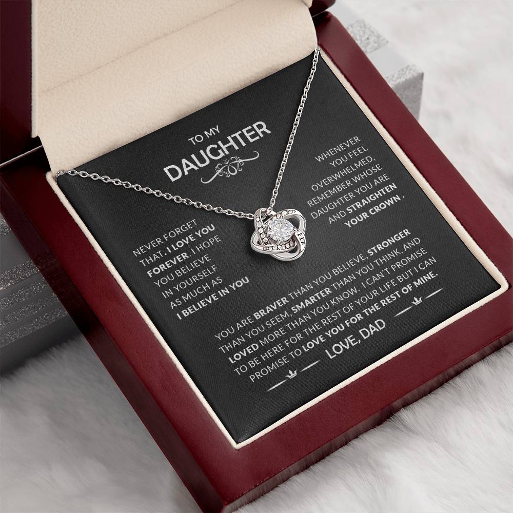 To My Daughter | Forever Love Necklace | Proud Dad