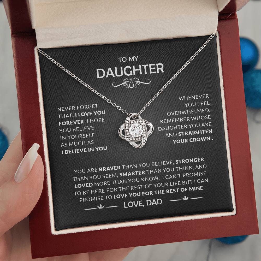 To My Daughter | Forever Love Necklace | Proud Dad