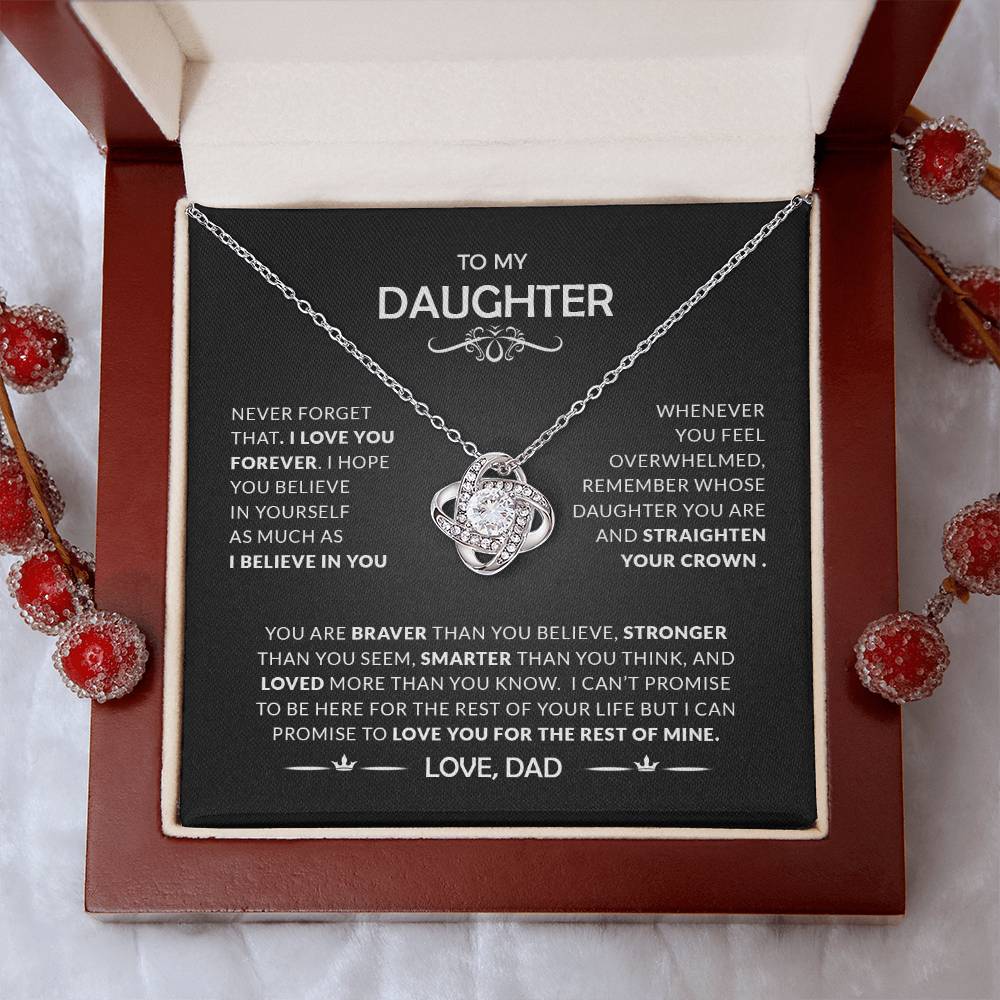 To My Daughter | Forever Love Necklace | Proud Dad