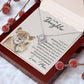 To My Daughter | Believe | Love Knot Necklace